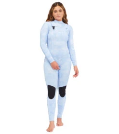 Swimming And Diving 65 Billabong Women's 3/2mm Salty Dayz Chest Zip Fullsuit Wetsuit