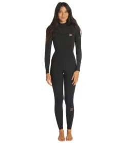 Swimming And Diving 39 Billabong Women's 4/3mm Synergy Chest Zip Fullsuit Wetsuit