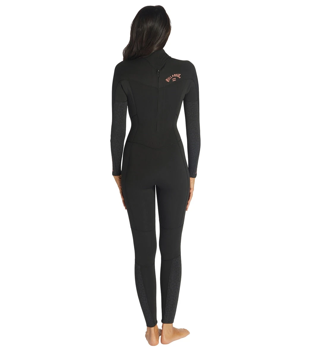 Billabong Women's 4/3mm Synergy Back Zip Fullsuit Wetsuit 2 Billabong Women's 4/3mm Synergy Back Zip Fullsuit Wetsuit - Image 2
