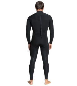 Quiksilver Men's 4/3mm Everyday Sessions Back Zip Fullsuit Wetsuit -Swimming And Diving 7499287068840 black 3a