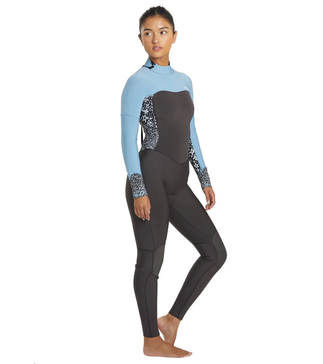 Roxy Women's 4/3mm Swell Series Back Zip Fullsuit Wetsuit 2 Roxy Women's 4/3mm Swell Series Back Zip Fullsuit Wetsuit - Image 2