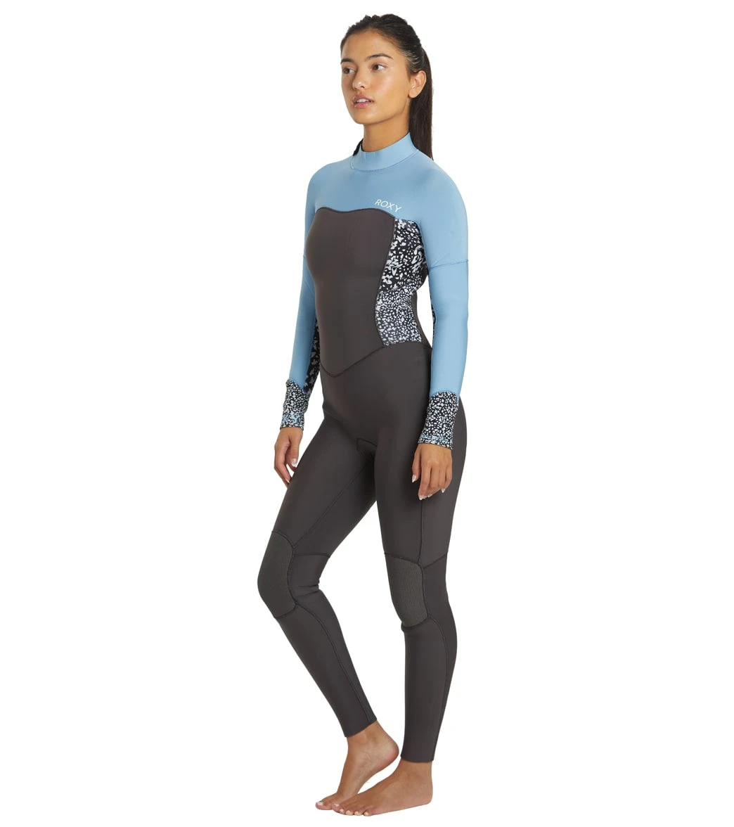 Roxy Women's 4/3mm Swell Series Back Zip Fullsuit Wetsuit 4 Roxy Women's 4/3mm Swell Series Back Zip Fullsuit Wetsuit - Image 4