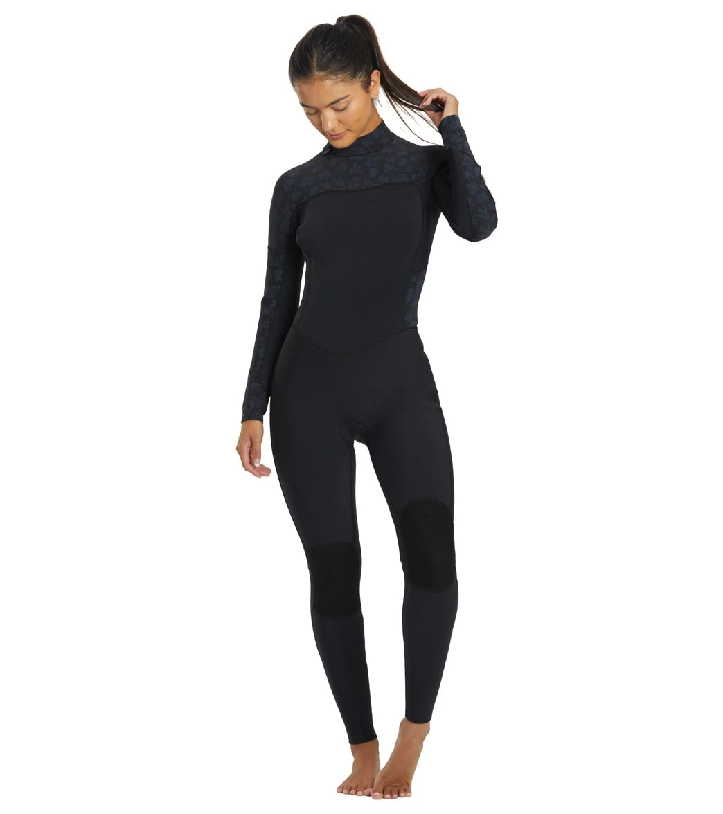 Roxy Women's 3/2mm Swell Series GBS Back Zip Fullsuit Wetsuit 1 Roxy Women's 3/2mm Swell Series GBS Back Zip Fullsuit Wetsuit