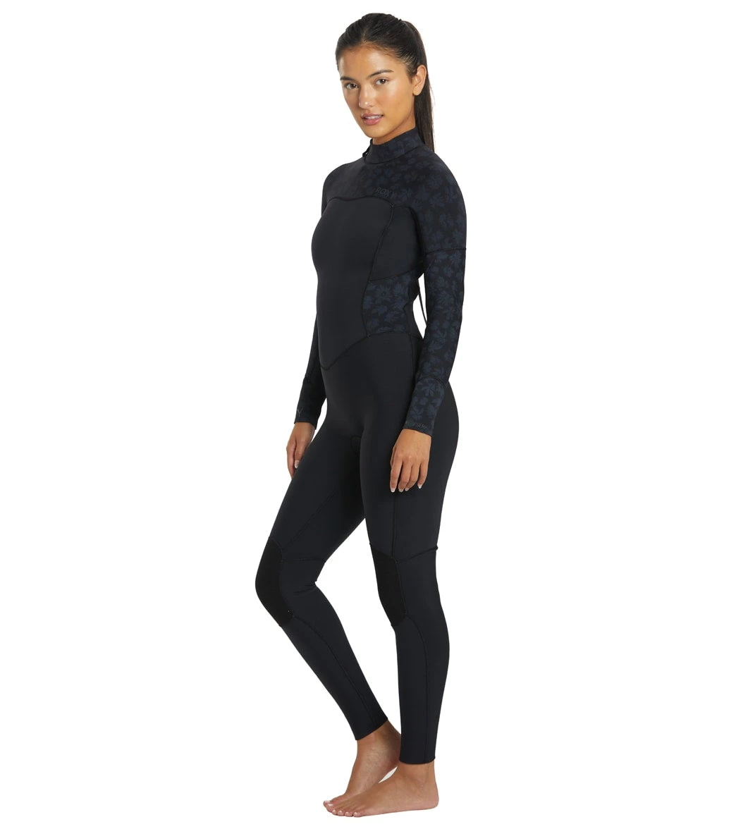 Roxy Women's 3/2mm Swell Series GBS Back Zip Fullsuit Wetsuit 2 Roxy Women's 3/2mm Swell Series GBS Back Zip Fullsuit Wetsuit - Image 2