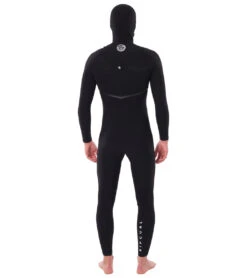Rip Curl Men's 4/3mm E-Bomb Long Sleeve Zip Free Hooded Fullsuit Wetsuit -Swimming And Diving 7510130491560 black 3a