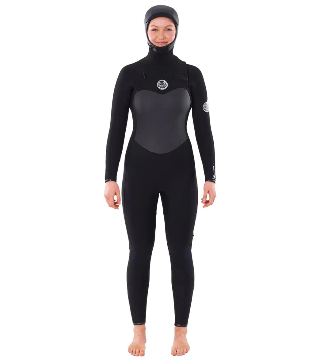 Rip Curl Women's 6/4 Flashbomb Long Sleeve Hooded Chest Zip Fullsuit Wetsuit 1 Rip Curl Women's 6/4 Flashbomb Long Sleeve Hooded Chest Zip Fullsuit Wetsuit