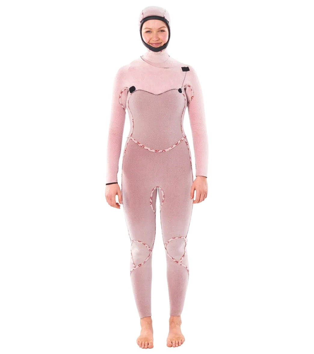 Rip Curl Women's 6/4 Flashbomb Long Sleeve Hooded Chest Zip Fullsuit Wetsuit 4 Rip Curl Women's 6/4 Flashbomb Long Sleeve Hooded Chest Zip Fullsuit Wetsuit - Image 4