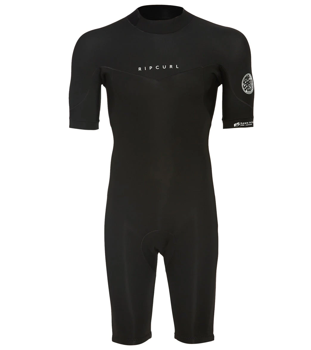 Rip Curl Men's 2/2mm Dawn Patrol Short Sleeve Back Zip Springsuit Wetsuit 1 Rip Curl Men's 2/2mm Dawn Patrol Short Sleeve Back Zip Springsuit Wetsuit