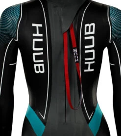 Huub Women's Aegis X Tri Wetsuit -Swimming And Diving 7522245247144 blackteal 4a