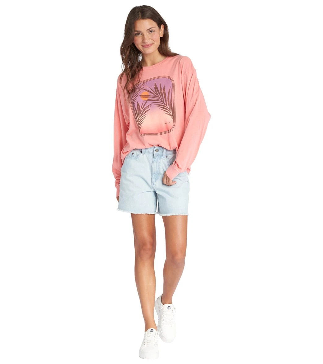 Roxy Women's Sunset Photo OLST Long Sleeve Tee 2 Roxy Women's Sunset Photo OLST Long Sleeve Tee - Image 2