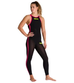Arena Women's Powerskin R-evo+ Open Water Closed Back Tech Suit Swimsuit