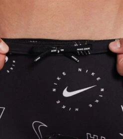 Nike Men's HydraStrong Multi Print Square Leg Swimsuit -Swimming And Diving 7547163279528 black 5a