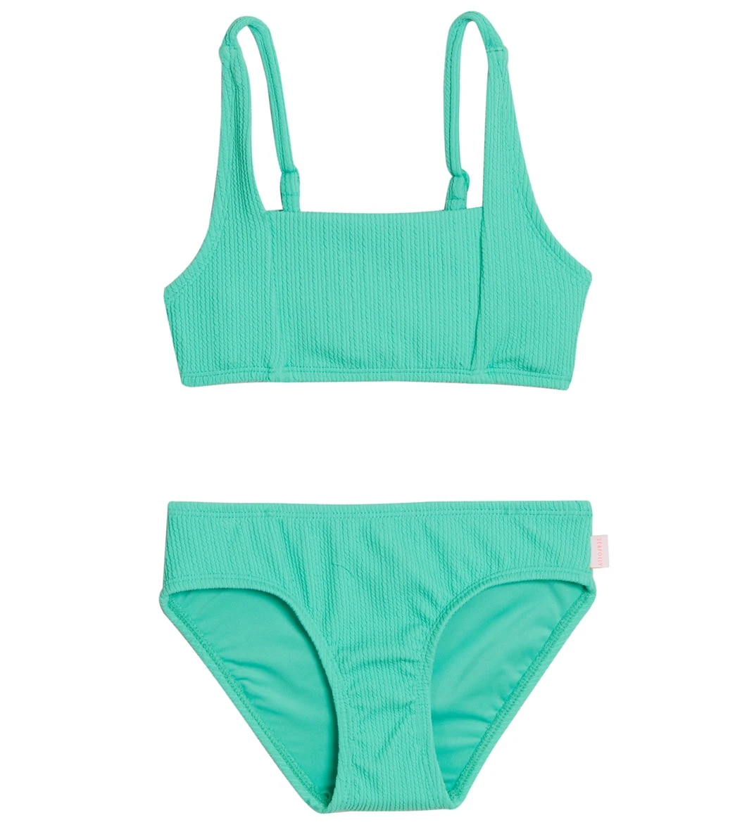 Seafolly Girls' Essential Square Neck Two Piece Bikini Set (Big Kid) 1 Seafolly Girls' Essential Square Neck Two Piece Bikini Set (Big Kid)