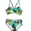 Seafolly Girls' Tropical Nights Two Piece Bikini Set (Big Kid)