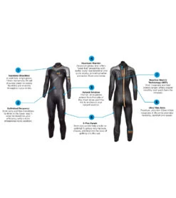 Blue Seventy Women's Thermal Reaction Fullsuit Wetsuit 6 Blue Seventy Women's Thermal Reaction Fullsuit Wetsuit -Swimming And Diving 7569597661352 black 3a