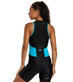 Zone3 Women's Activate Trisuit -Swimming And Diving 7583264473256 blackturquoise 3a