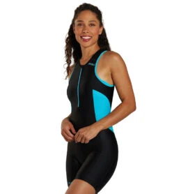 Zone3 Women's Activate Trisuit -Swimming And Diving 7583264473256 blackturquoise 4a