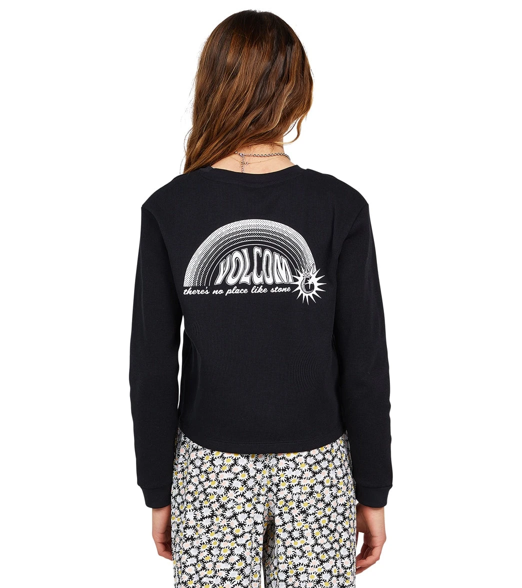 Volcom Girls' Thermality Long Sleeve Tee (Big Kid) 2 Volcom Girls' Thermality Long Sleeve Tee (Big Kid) - Image 2