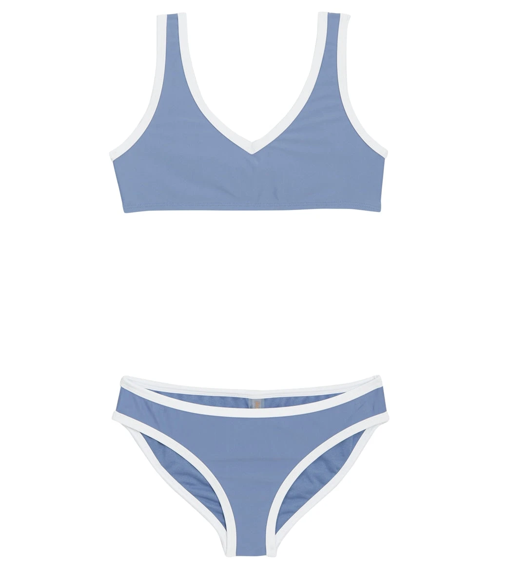 Girls' Ocean Solids Shoreride Two Piece Bikini Set (Big Kid) 1 Girls' Ocean Solids Shoreride Two Piece Bikini Set (Big Kid)
