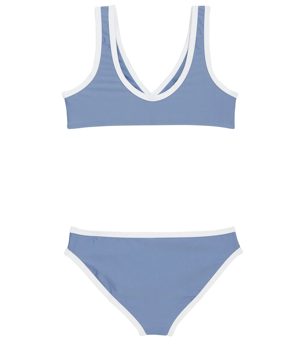Girls' Ocean Solids Shoreride Two Piece Bikini Set (Big Kid) 2 Girls' Ocean Solids Shoreride Two Piece Bikini Set (Big Kid) - Image 2