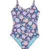 Girls' Flower Riot Norie One Piece Swimsuit (Big Kid)