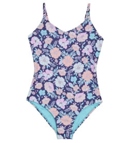 Girls' Flower Riot Norie One Piece Swimsuit (Big Kid)