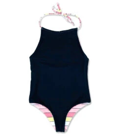 Girls' Riviera Reversible One Piece Swimsuit (Toddler, Little Kid, Big Kid) -Swimming And Diving 7600911581352 sunsetstripe 3a