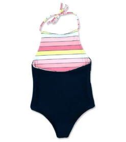 Girls' Riviera Reversible One Piece Swimsuit (Toddler, Little Kid, Big Kid) -Swimming And Diving 7600911581352 sunsetstripe 4a