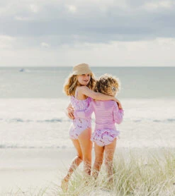 Girls' Diving Diva Long Sleeve Two Piece Rashguard Set (Baby, Toddler, Little Kid) 11 Girls' Diving Diva Long Sleeve Two Piece Rashguard Set (Baby, Toddler, Little Kid) -Swimming And Diving 7601446420648 pink 5a