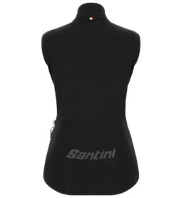 Santini Women's Guard Nimbus Rain Vest 6 Santini Women's Guard Nimbus Rain Vest -Swimming And Diving 7609138184360 black 3a
