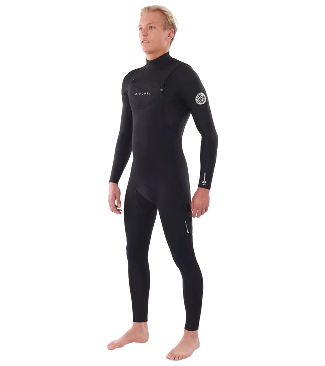 Rip Curl Men's 4/3MM Dawn Patrol Chest Zip Fullsuit Wetsuit 2 Rip Curl Men's 4/3MM Dawn Patrol Chest Zip Fullsuit Wetsuit - Image 2