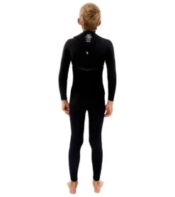 Rip Curl Youth 3/2MM Flashbomb 32Gb Chest Zip Fullsuit Wetsuit -Swimming And Diving 7628056330408 black 3a