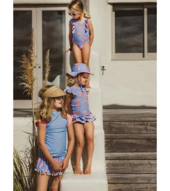 Girls' Beach Bloom Swim Shorts (Little Kid, Big Kid) -Swimming And Diving 7631513387176 blue 4a