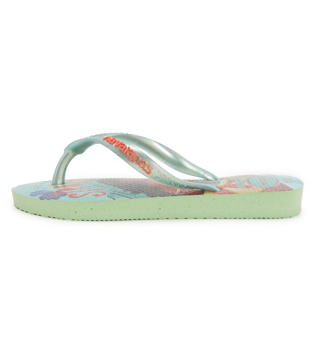 Havaianas Kids' Slim Princess Flip Flop (Toddler, Little Kid) 2 Havaianas Kids' Slim Princess Flip Flop (Toddler, Little Kid) - Image 2