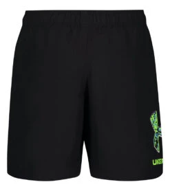 Under Armour Boys' UA Crystal Speckle Logo Volley Shorts (Little Kid) -Swimming And Diving 7647412125864 black 3a