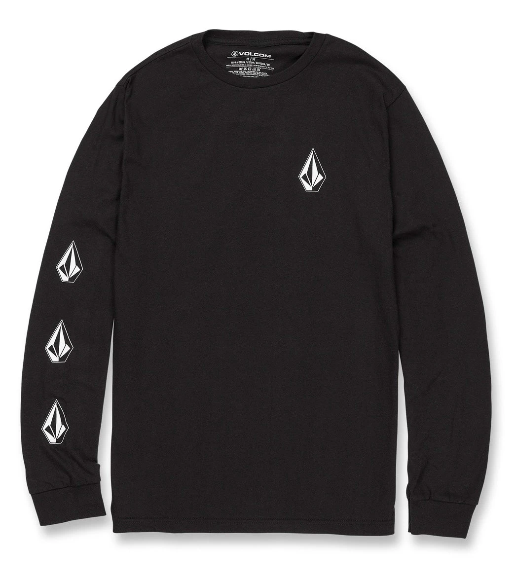 Volcom Men's Iconic Stone Long Sleeve Tee 1 Volcom Men's Iconic Stone Long Sleeve Tee