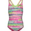 Under Armour Girls' UA Stripe Dash One Piece Swimsuit (Little Kid)