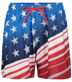 Under Armour Men's UA Stars & Stripes Swim Trunks 13 Under Armour Men's UA Stars & Stripes Swim Trunks -Swimming And Diving 7650528690344 white 6a