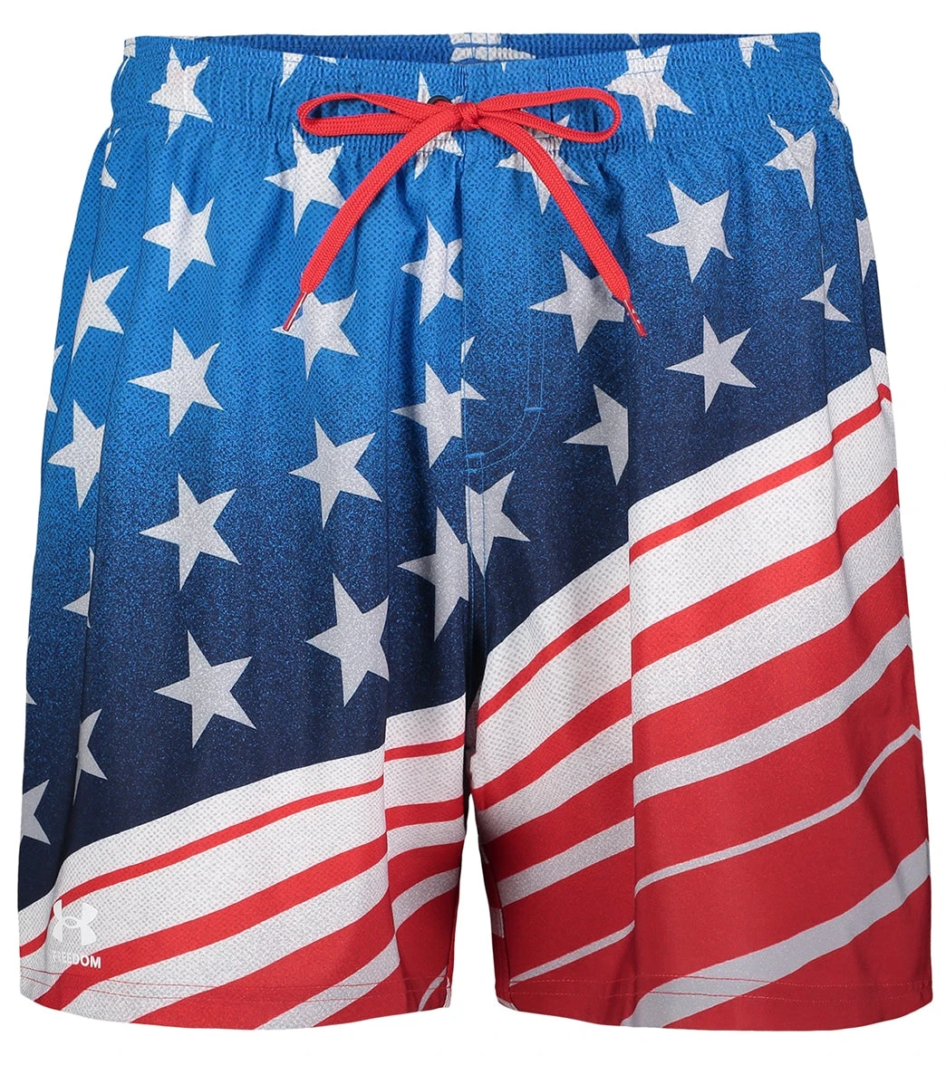 Under Armour Men's UA Stars & Stripes Swim Trunks 6 Under Armour Men's UA Stars & Stripes Swim Trunks - Image 6