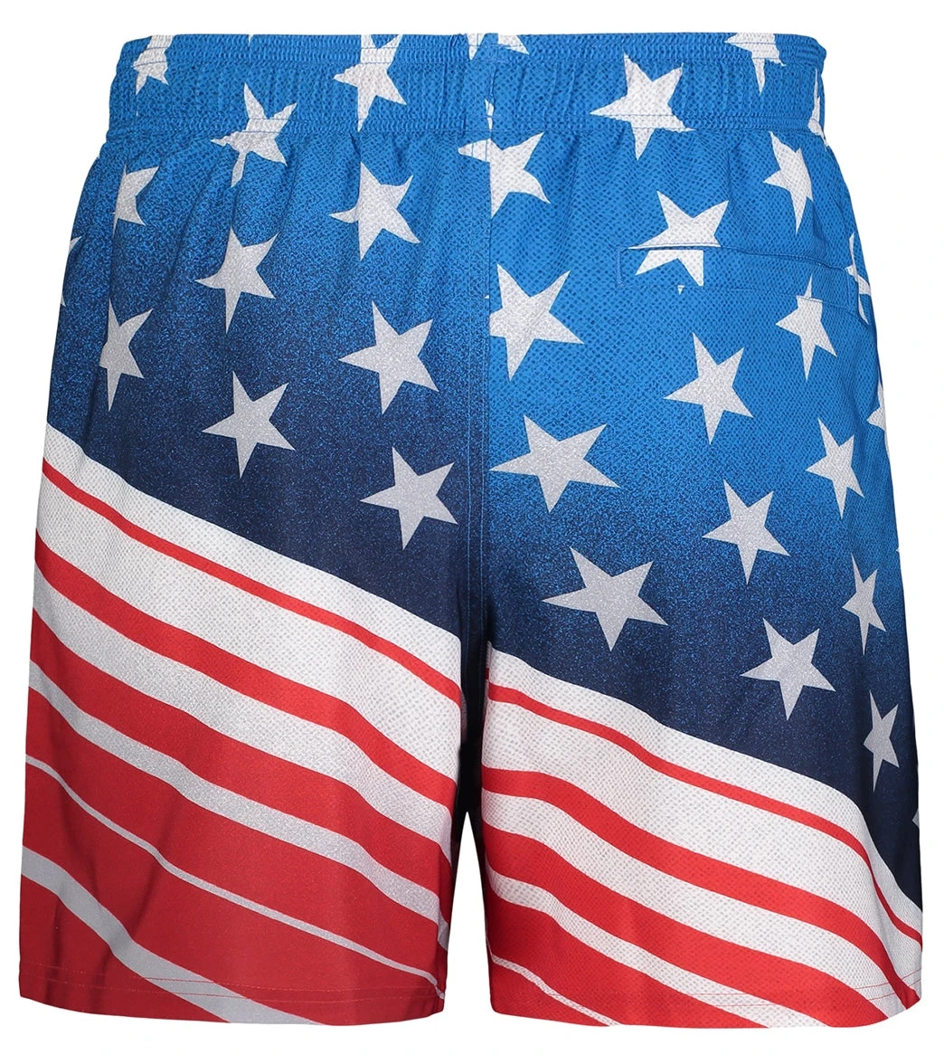 Under Armour Men's UA Stars & Stripes Swim Trunks 8 Under Armour Men's UA Stars & Stripes Swim Trunks - Image 8