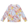 Girls' Boho Tropical Sustainable Long Sleeve Rashguard (Big Kid)