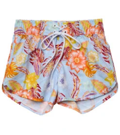 Girls' Boho Tropical Board Shorts (Big Kid)