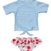 Girls' Juicy Fruit Short Sleeve Rashguard Set (Baby, Toddler, Little Kid)