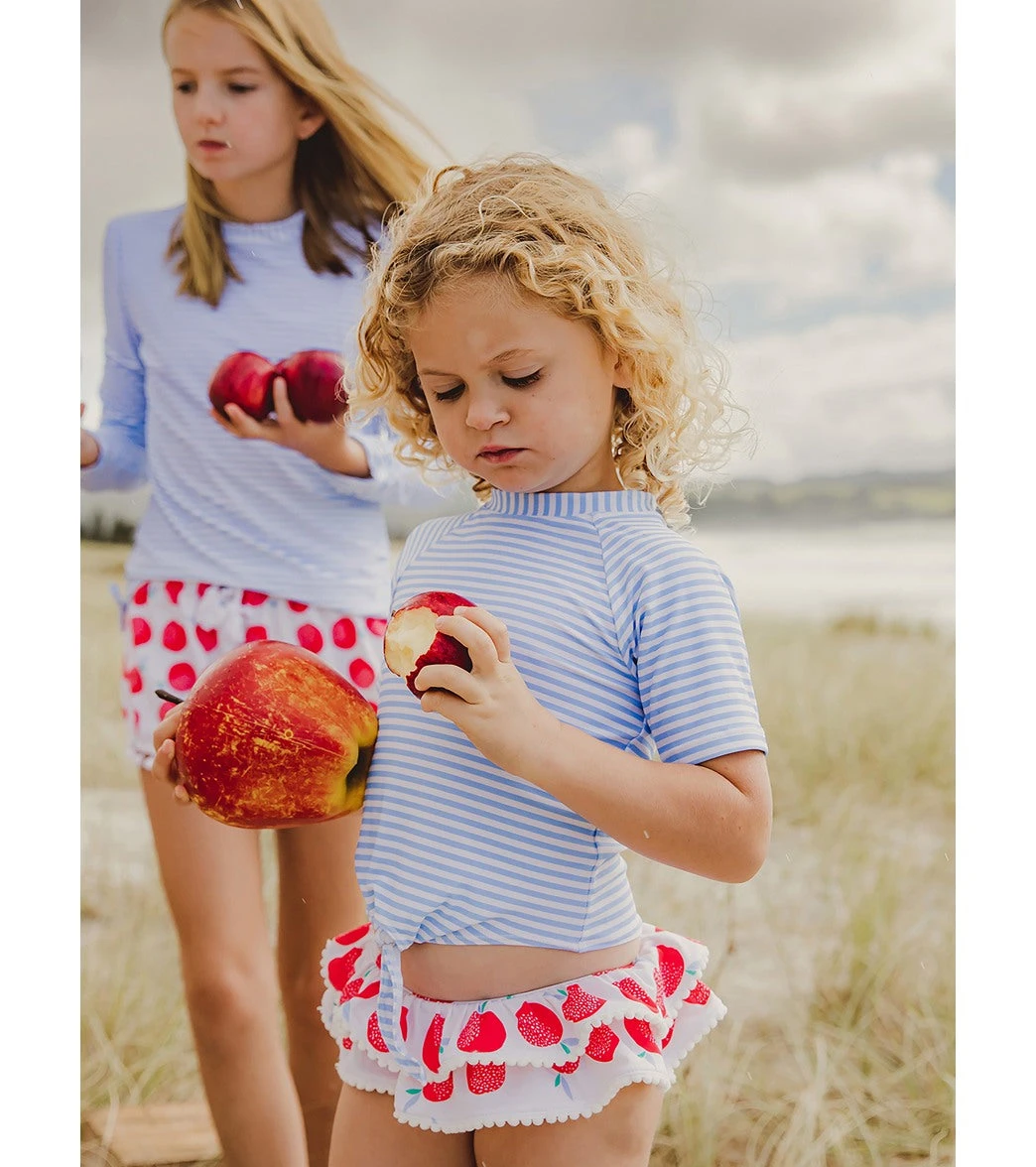 Girls' Juicy Fruit Short Sleeve Rashguard Set (Baby, Toddler, Little Kid) 4 Girls' Juicy Fruit Short Sleeve Rashguard Set (Baby, Toddler, Little Kid) - Image 4