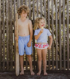 Girls' Juicy Fruit Short Sleeve Rashguard Set (Baby, Toddler, Little Kid) 11 Girls' Juicy Fruit Short Sleeve Rashguard Set (Baby, Toddler, Little Kid) -Swimming And Diving 7652778082472 blue 6a