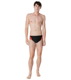 Speedo Men's Eco Splice Brief Swimsuit 7 Speedo Men's Eco Splice Brief Swimsuit -Swimming And Diving 7714331164840 teamred 4a