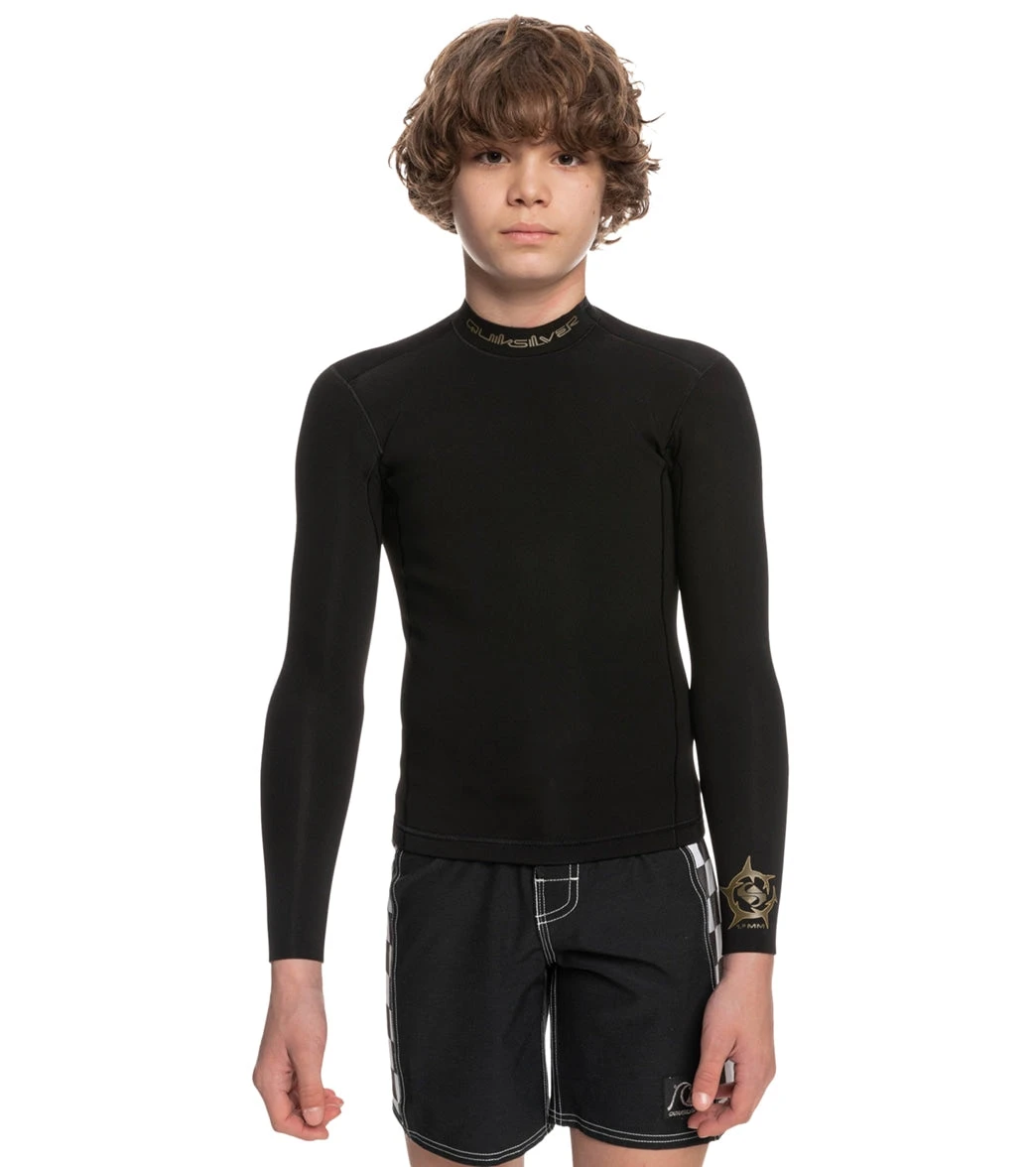 Quiksilver Youth 1.5mm Everyday Sessions Pullover Jacket 1 Quiksilver Youth 1.5mm Everyday Sessions Pullover Jacket