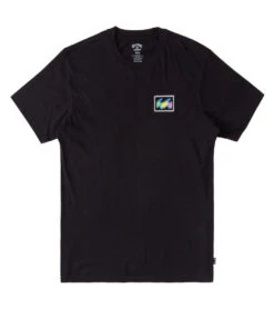 Billabong Men's Crayon Wave Short Sleeve Tee -Swimming And Diving 7756439388328 black 4a
