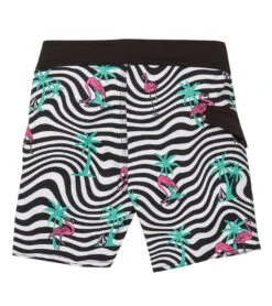 Volcom Boys' Flamingbros Mod Board Shorts (Toddler, Little Kid) -Swimming And Diving 7774938235048 white 3a